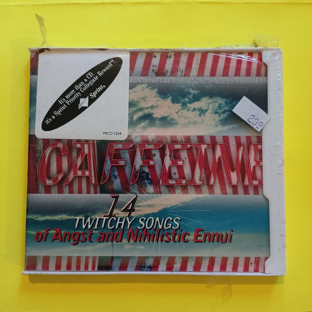 Various - Caffeine: 14 Twitchy Songs of Angst and Nihilistic Ennui PROMO - 1993 - PRCD 5254-2 - New - Sealed - CDs