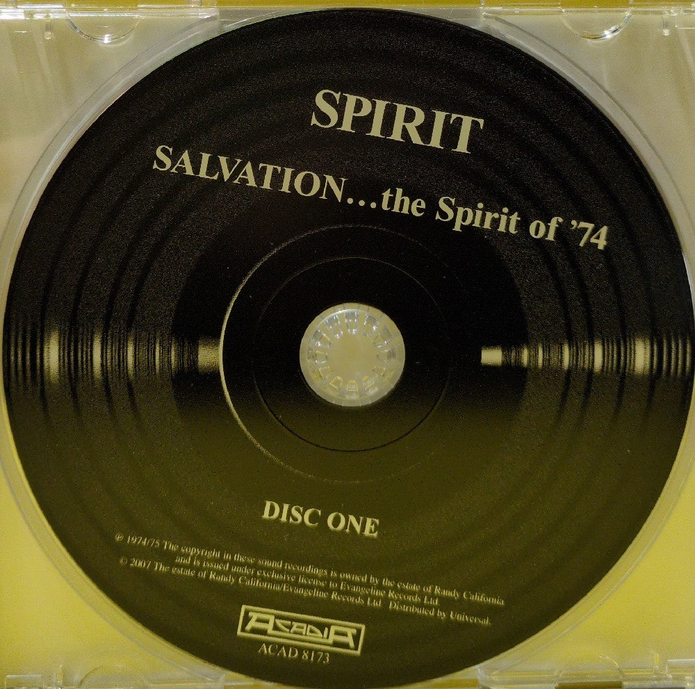 Spirit - Salvation... The Spirit Of '74 - 2007 - ACAD 8173 - Used - EX - CDs - 3xCD Set - UK Import