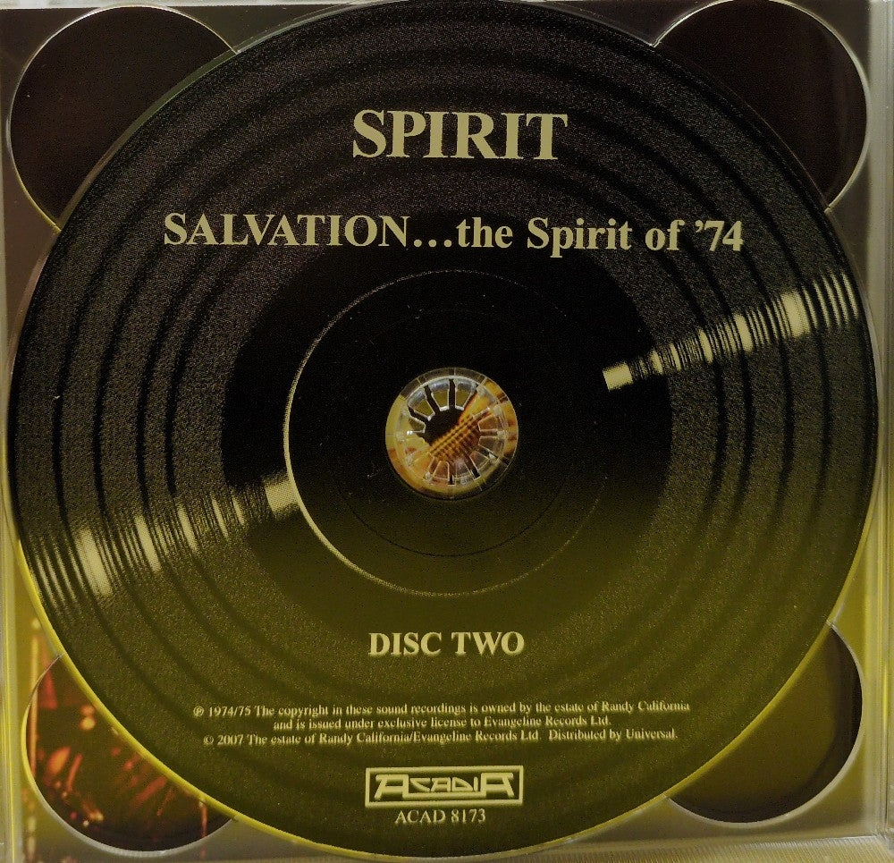 Spirit - Salvation... The Spirit Of '74 - 2007 - ACAD 8173 - Used - EX - CDs - 3xCD Set - UK Import