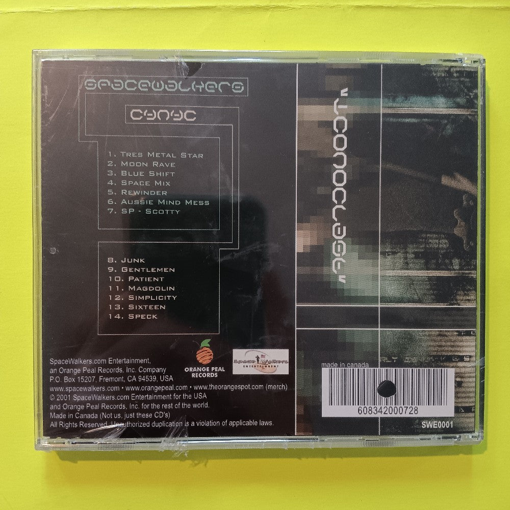 Spacewalkers / Cynyc Split CD - Iconoclast - 2001 - SWE0001 - New - Sealed - CDs