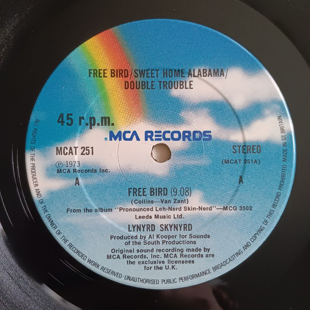 Lynyrd Skynyrd - Freebies UK 12" Blue Label - 1982 - MCAT 251 - Used - VG+ - Vinyl
