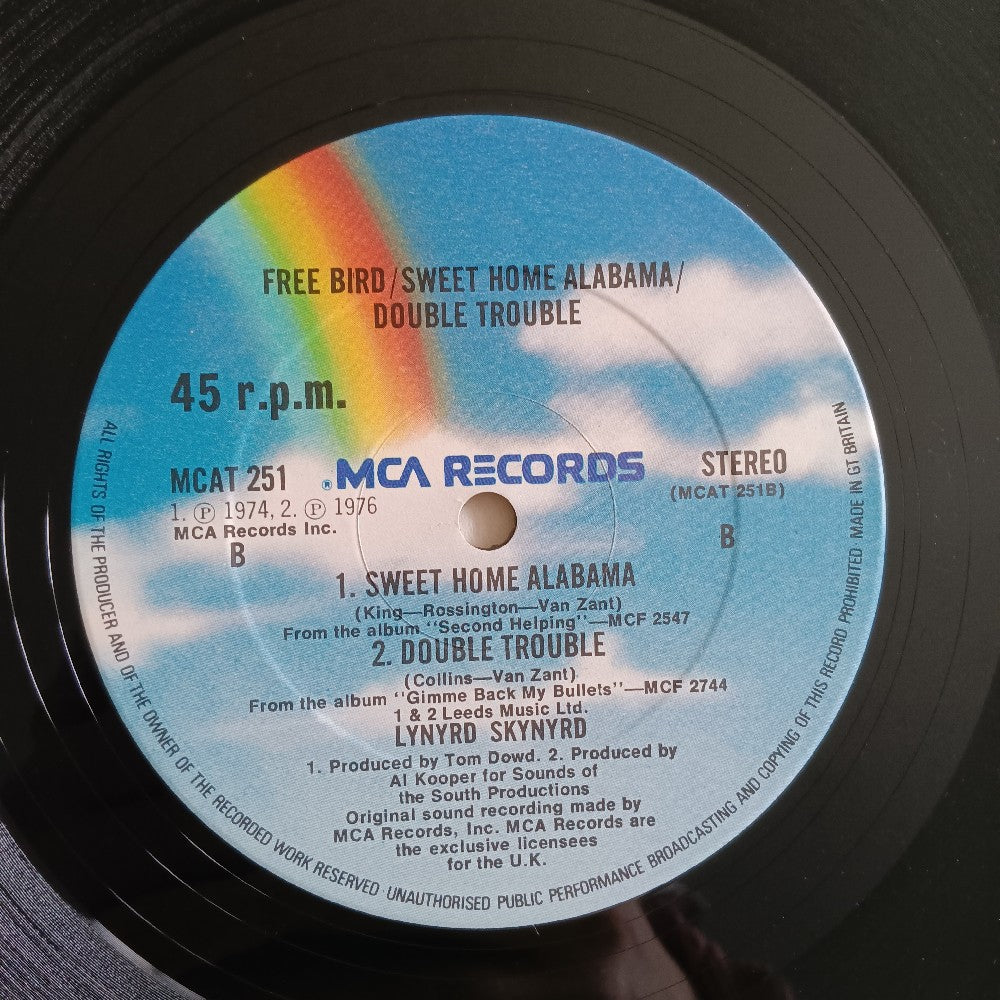 Lynyrd Skynyrd - Freebies UK 12" Blue Label - 1982 - MCAT 251 - Used - VG+ - Vinyl