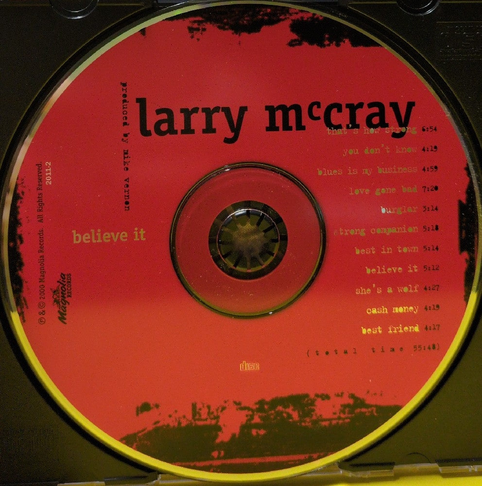 Larry McCray - Believe It - 2000 - 2011-2 - Used - EX - CDs