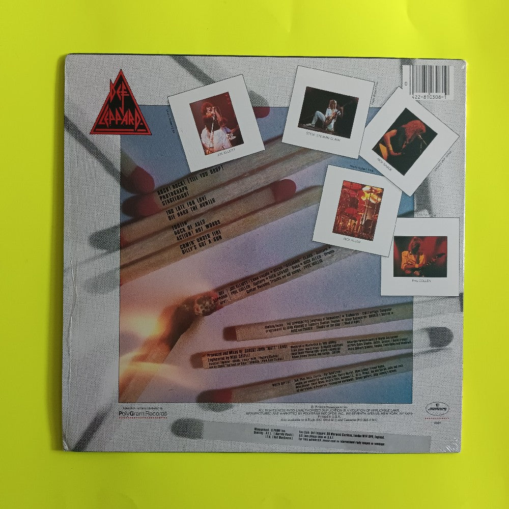 Def Leppard - Pyromania OG In Shrink W. Hype - 1983 - 810 308-1 M-1 - Used - EX - Vinyl