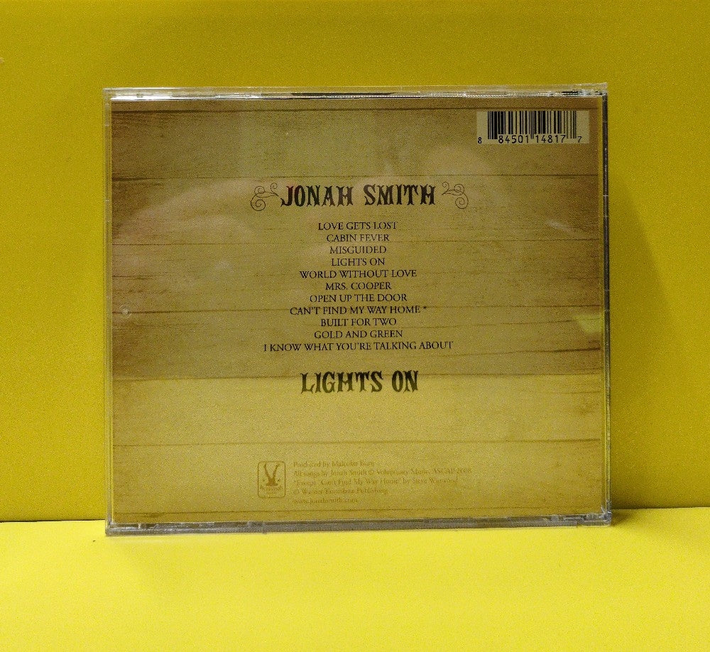 Jonah Smith - Lights On - 2008 - Used - VG++ - CDs