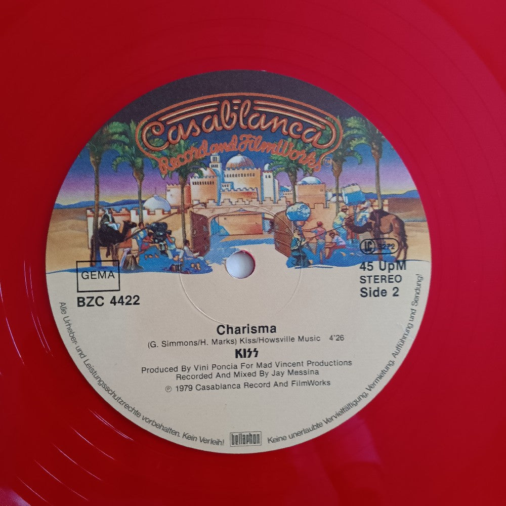 Kiss - I Was Made For Lovin' You GERMANY RED VINYL - 1979 - BZC 4422 - Used - VG+ - Vinyl
