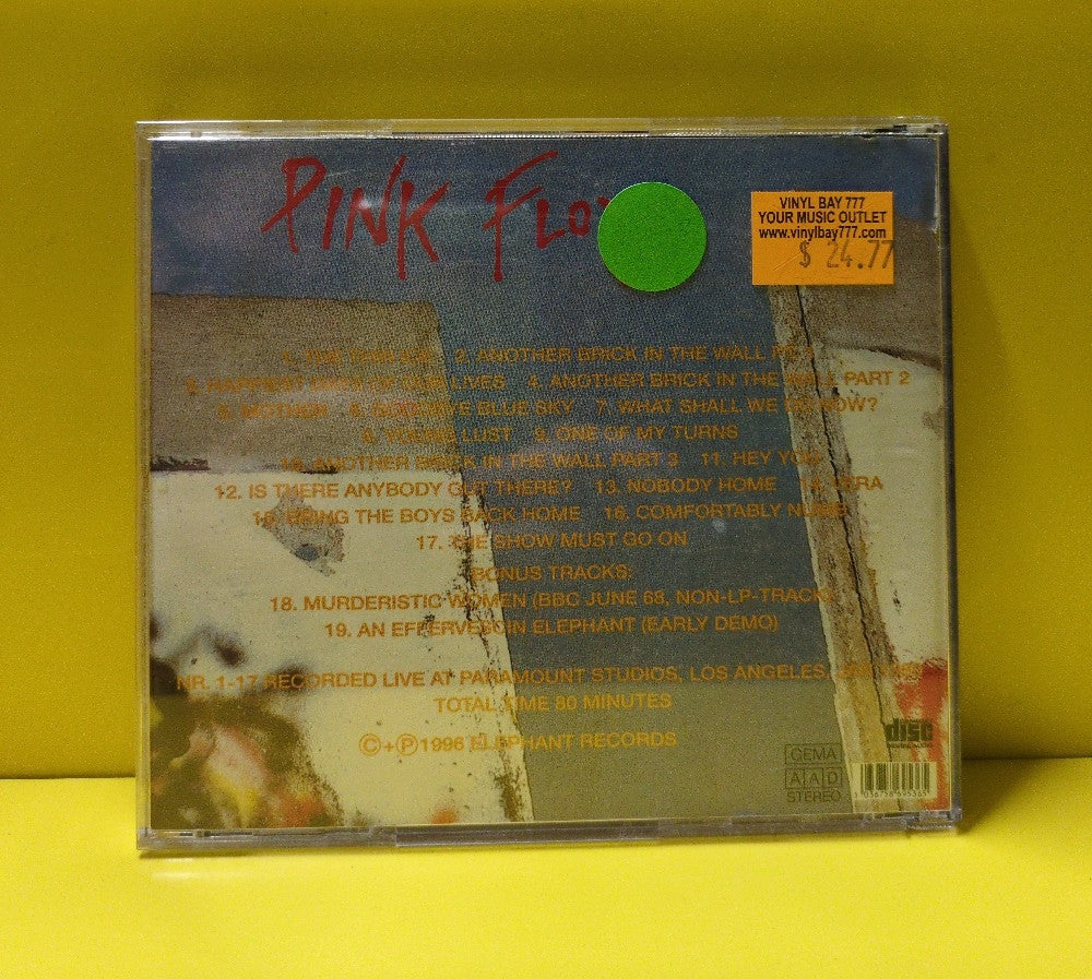Pink Floyd - The Wall Rehearsals - 1996 - LA 0111980 - Used - EX - CDs European Import - Unofficial Release