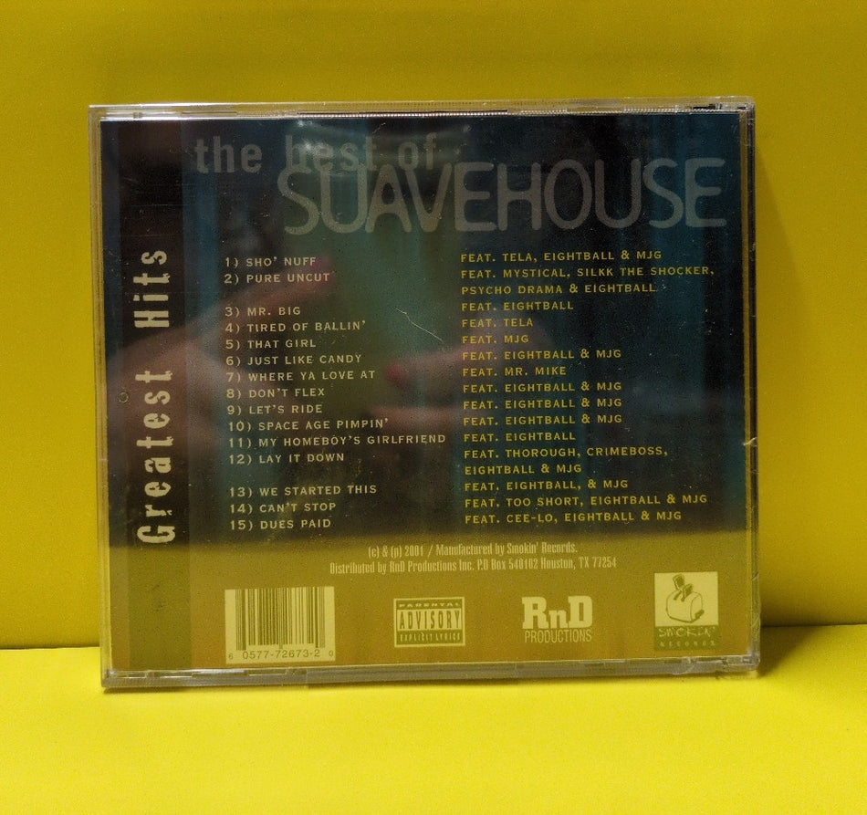 Various - The Best Of Suavehouse (Greatest Hits) - 2001 - 72673-2 - New - Sealed - CDs