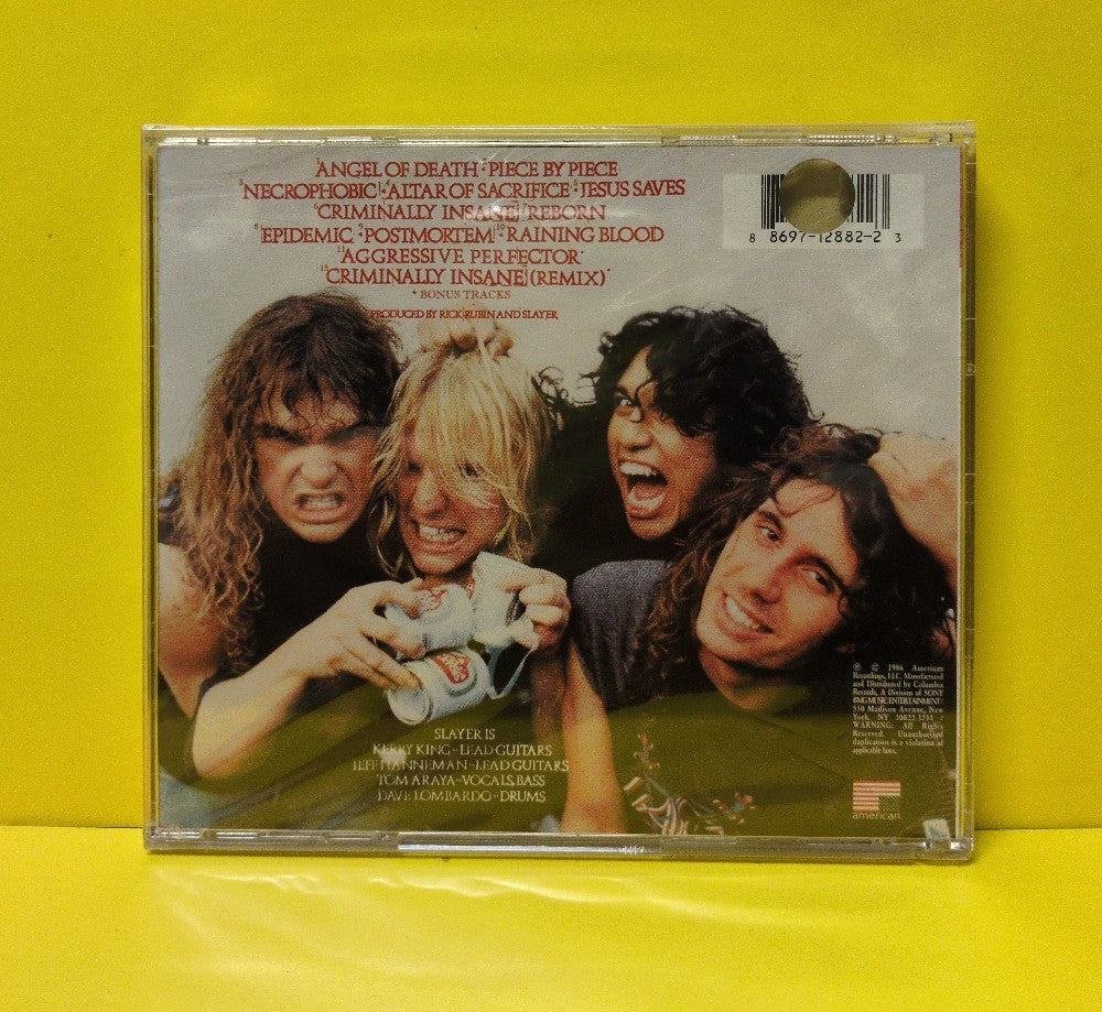 Slayer - Reign In Blood - 2007 - 88697 12882 2 - New - Sealed - CDs - Reissue - Remastered - Expanded Edition