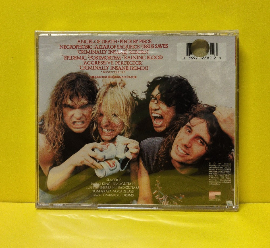 Slayer - Reign In Blood - 2007 - 88697 12882 2 - New - Sealed - CDs - Reissue - Remastered - Expanded Edition