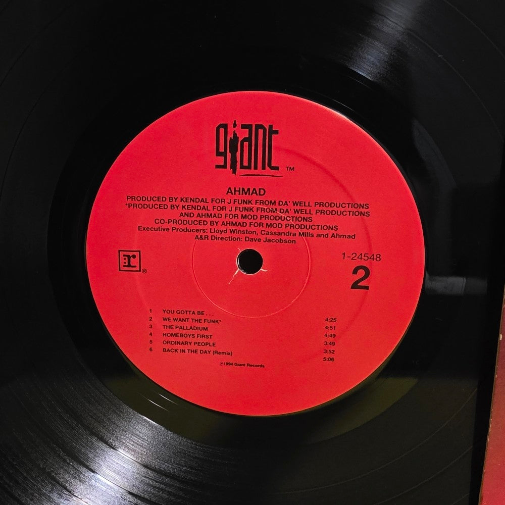 Ahmad - Ahmad / Promo  - 1994 - 1-24548 - Used - NM - Vinyl