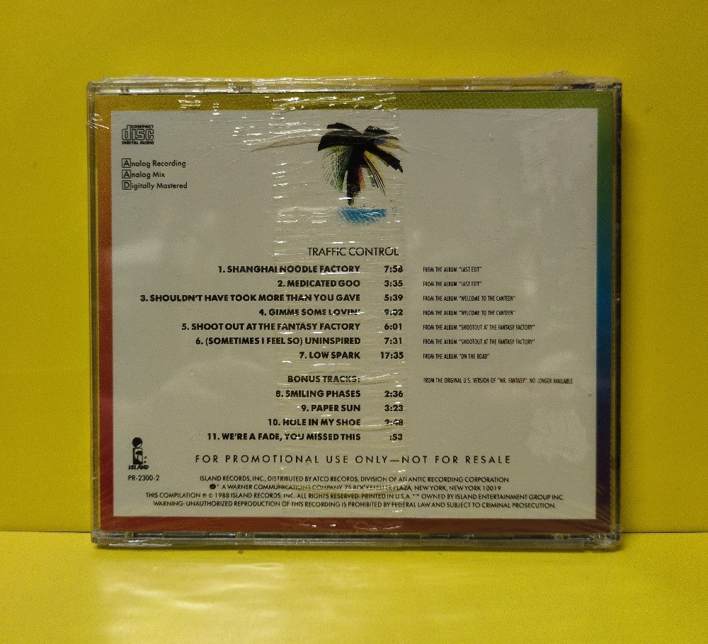 Traffic - Traffic Control - 1988 - PR-2300-2 - New - Sealed - CDs - Promo