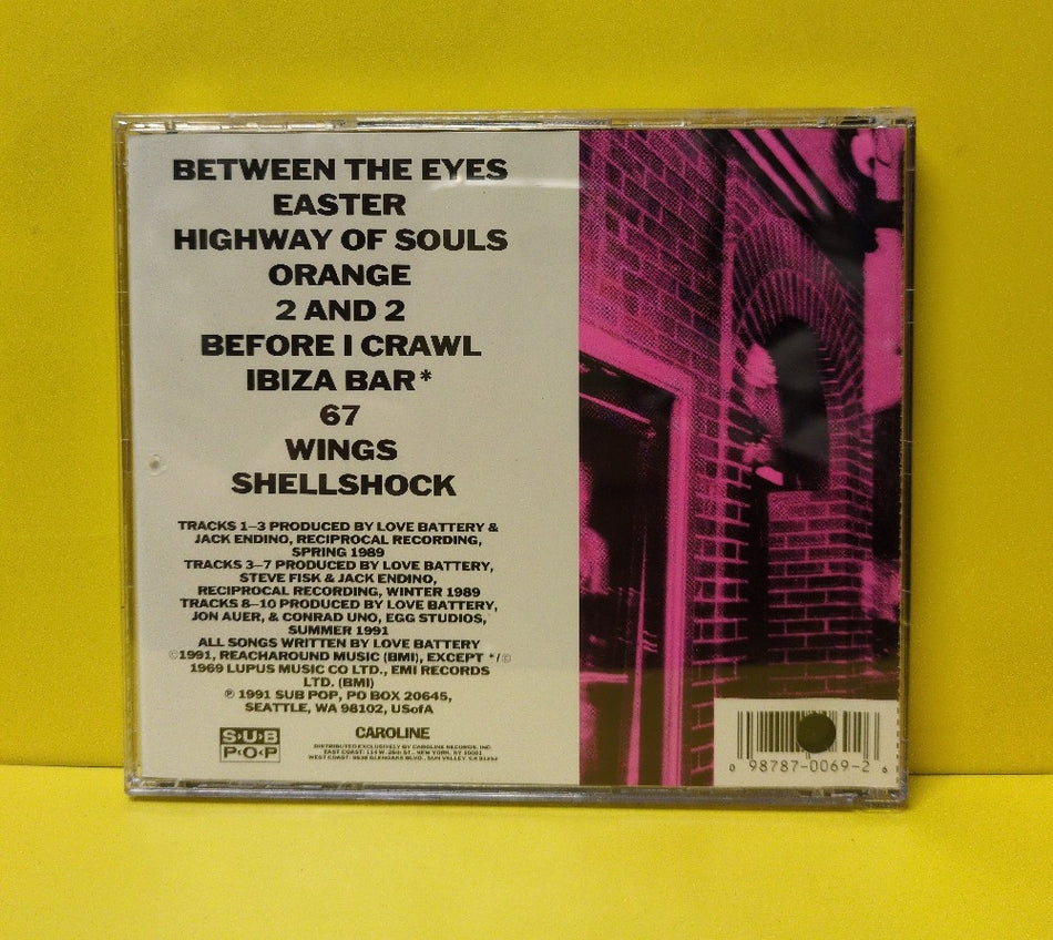 Love Battery - Between The Eyes - 1991 - SP69b - Used - EX - CDs