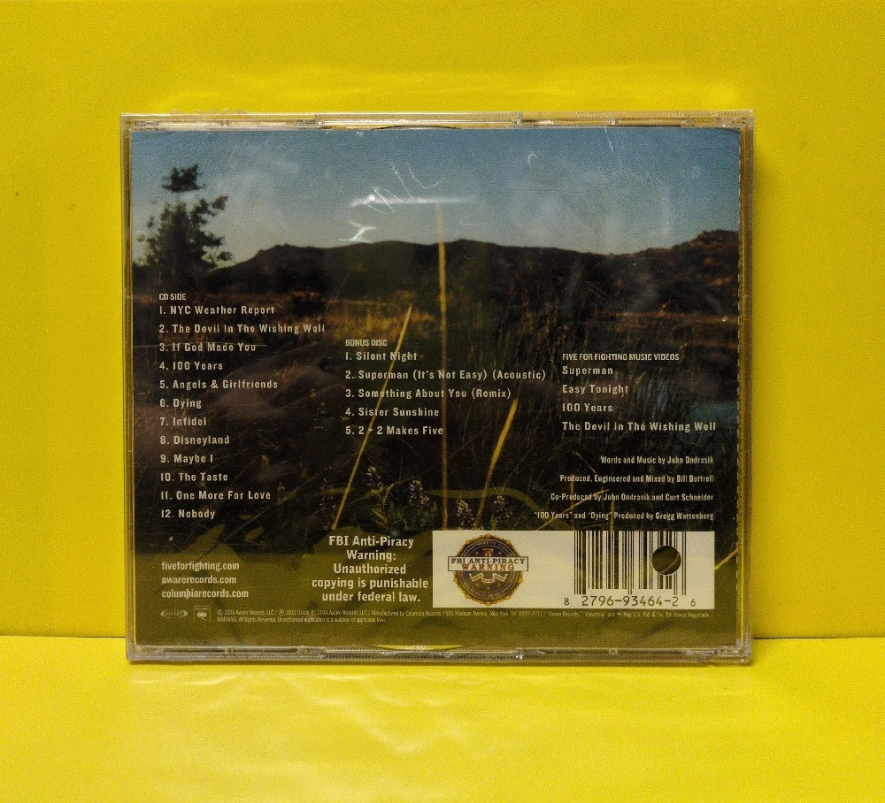 Five For Fighting - The Battle For Everything - 2004 - CK 93464 - New - Sealed - CDs - 2xCD - Limited Edition - Enhanced
