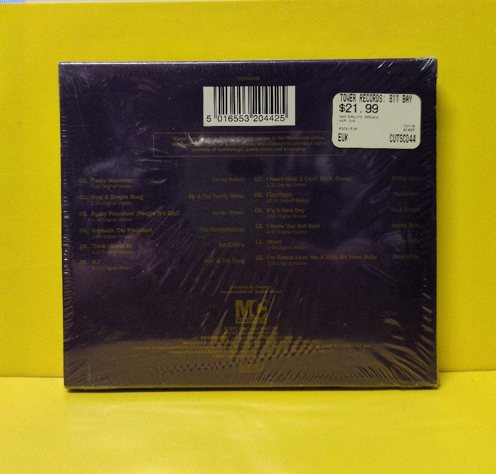 Various - Mastercuts Breaks - 2001 - CUTSCD44 - New - Sealed - CDs - UK Import