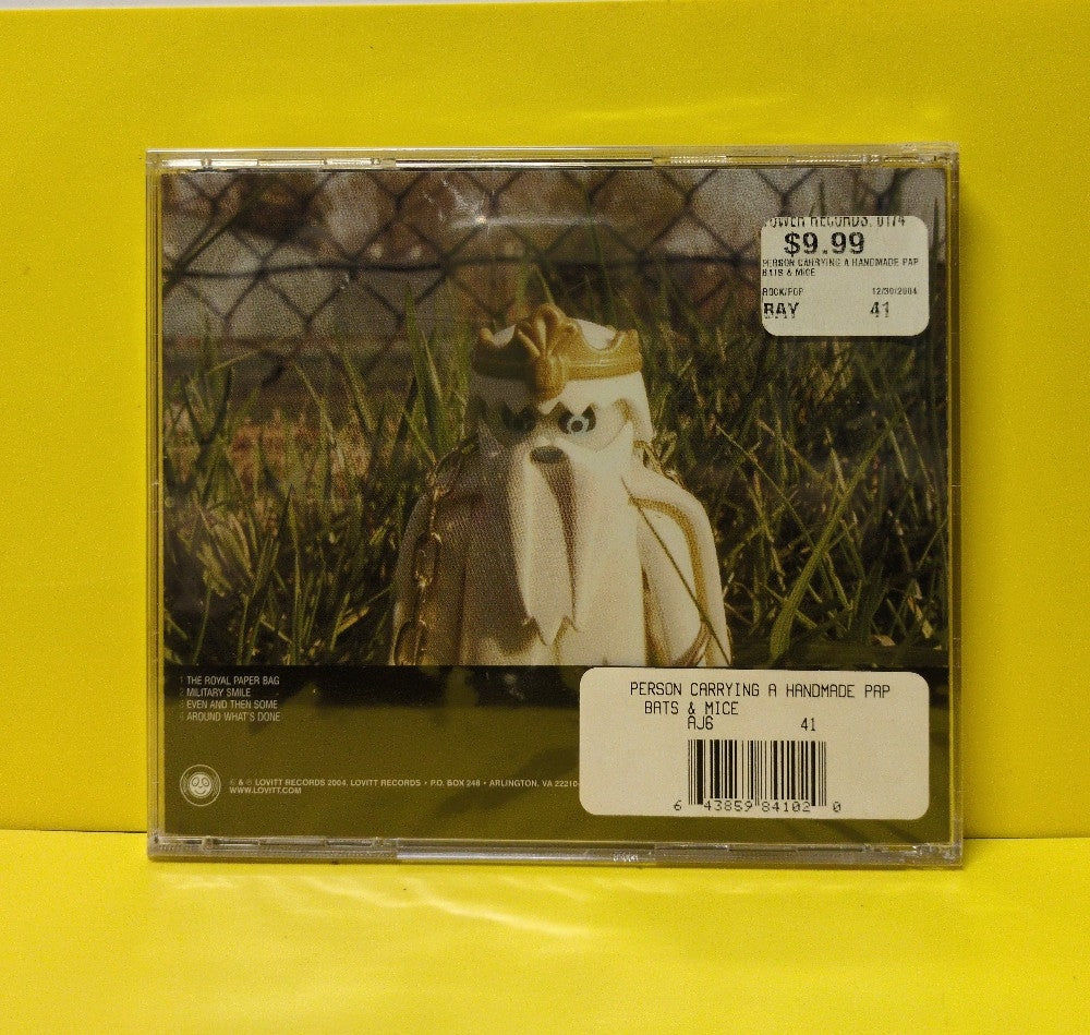 Bats & Mice - A Person Carrying A Handmade Paper Bag Is Considered As A Royal Person - 2004 - Love 41 - New - Sealed - CDs - EP