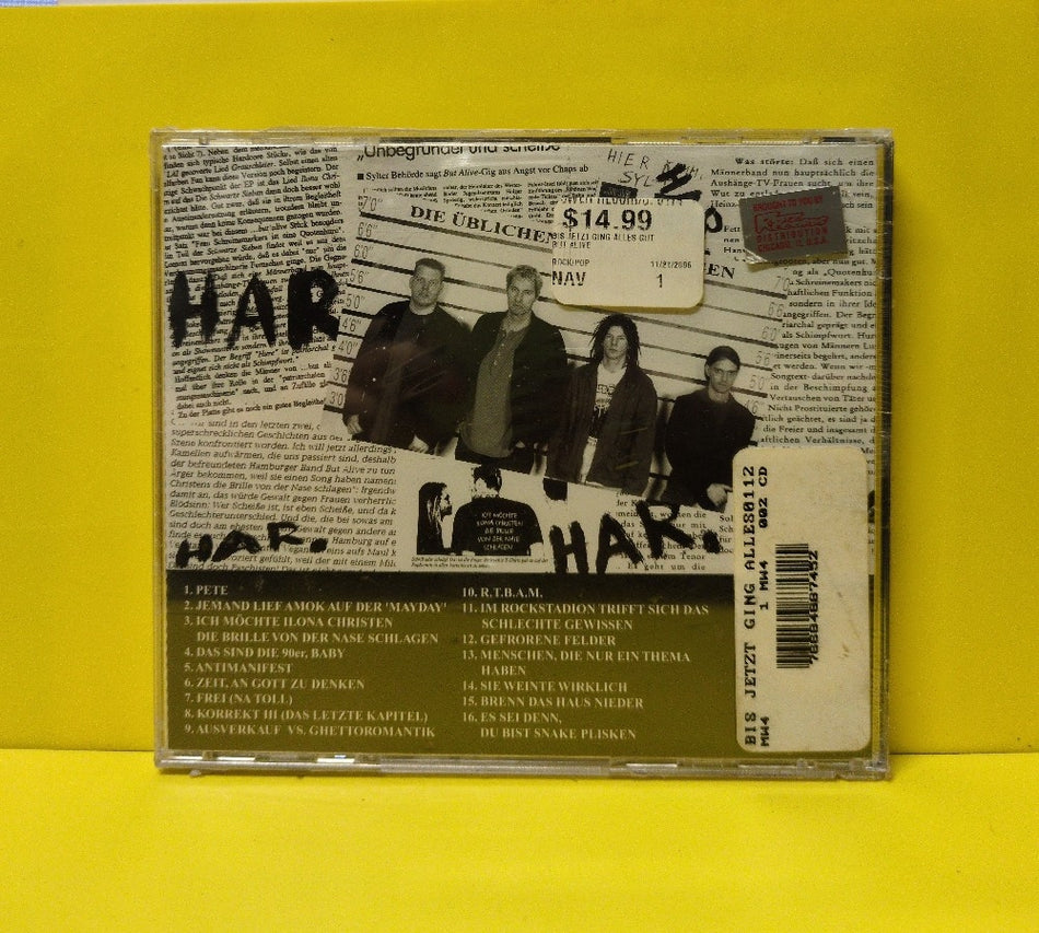 ...But Alive - Bis Jetzt Ging Called Gut - 1997 - New - Sealed - CDs - Canadian Import