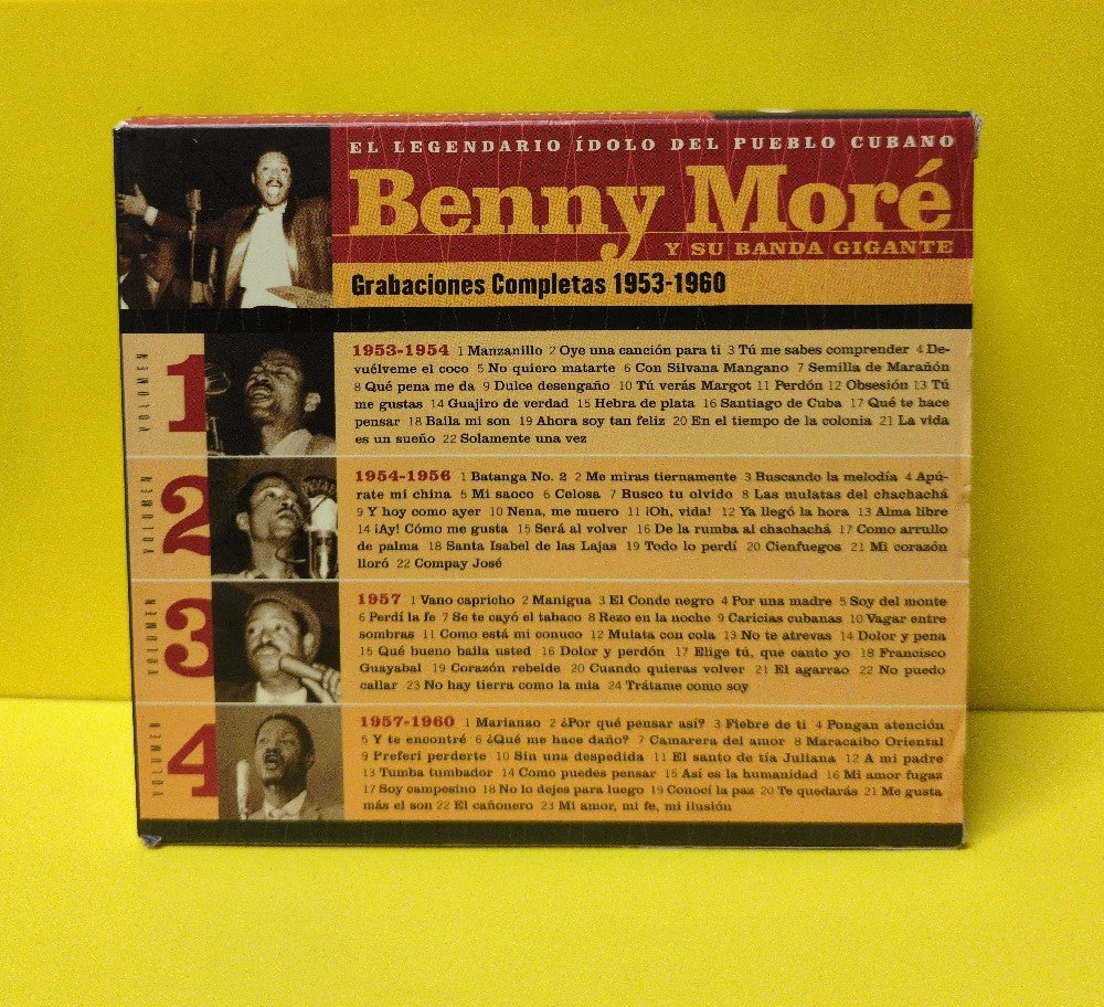 Benny Moré Y Su Banda Gigante - Grabaciones Completas 1953-1960 - 2004 - TCD 309 - Used - EX - CDs - 4xCD Box Set