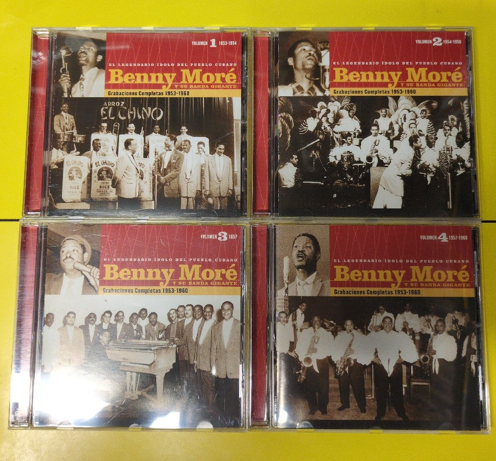 Benny Moré Y Su Banda Gigante - Grabaciones Completas 1953-1960 - 2004 - TCD 309 - Used - EX - CDs - 4xCD Box Set
