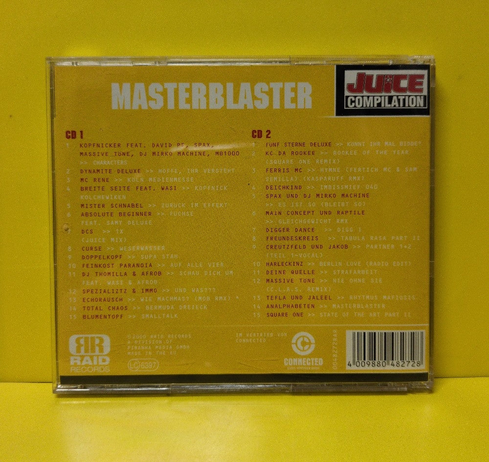 Various - Masterblaster - 2000 - 0048272RAR - Used - EX - CDs - 2xCD - Germany Import