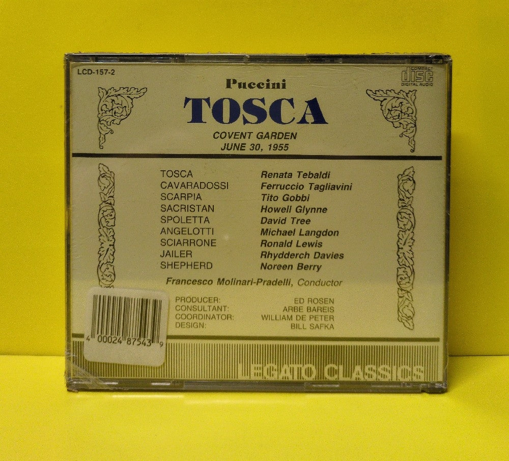 Giacomo Puccini - Tosca. Covent Garden June 30, 1955 - LCD-157-2 - New - Sealed - CDs - 2xCD