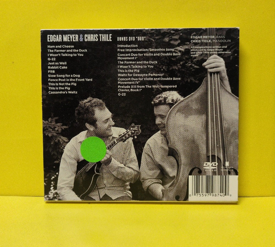 Edgar Meyer & Chris Thile - Edgar Meyer & Chris Thile - 2008 - 514400-2 - Used - EX - CDs - CD/DVD Set - Deluxe Edition