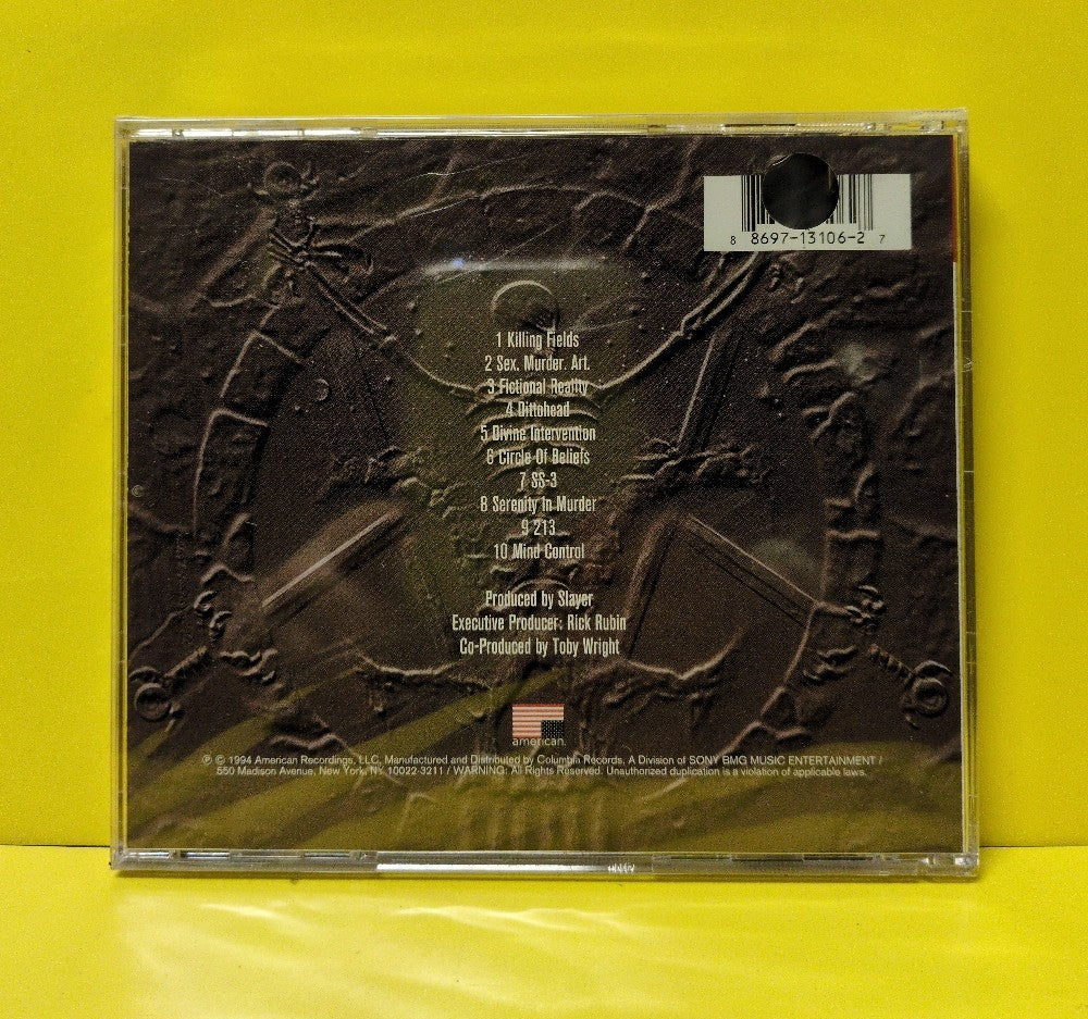 Slayer - Divine Intervention - 2007 - 88697 13106 2 - New - Sealed - CDs - Reissue - Remastered