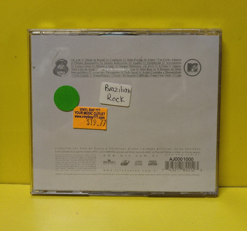 Lulu Santos - Acustico MTV - 74321784212 - Used - EX - CDs - 2xCD - Repress - Brazilian Import