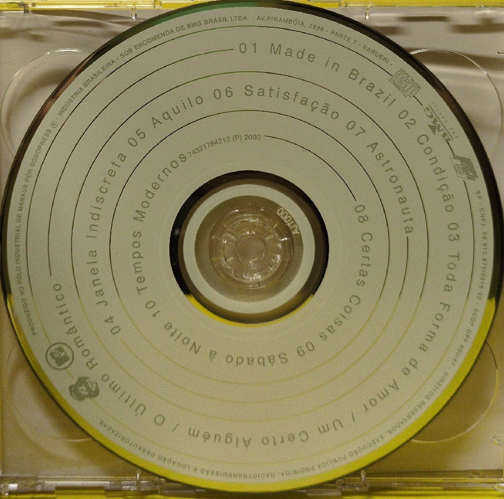 Lulu Santos - Acustico MTV - 74321784212 - Used - EX - CDs - 2xCD - Repress - Brazilian Import
