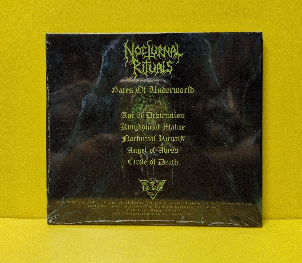 Nocturnal Rituals - Gates Of Underworld - 2023 - DPCD067 - New - Sealed - CDs - Limited Edition - Mexican Import