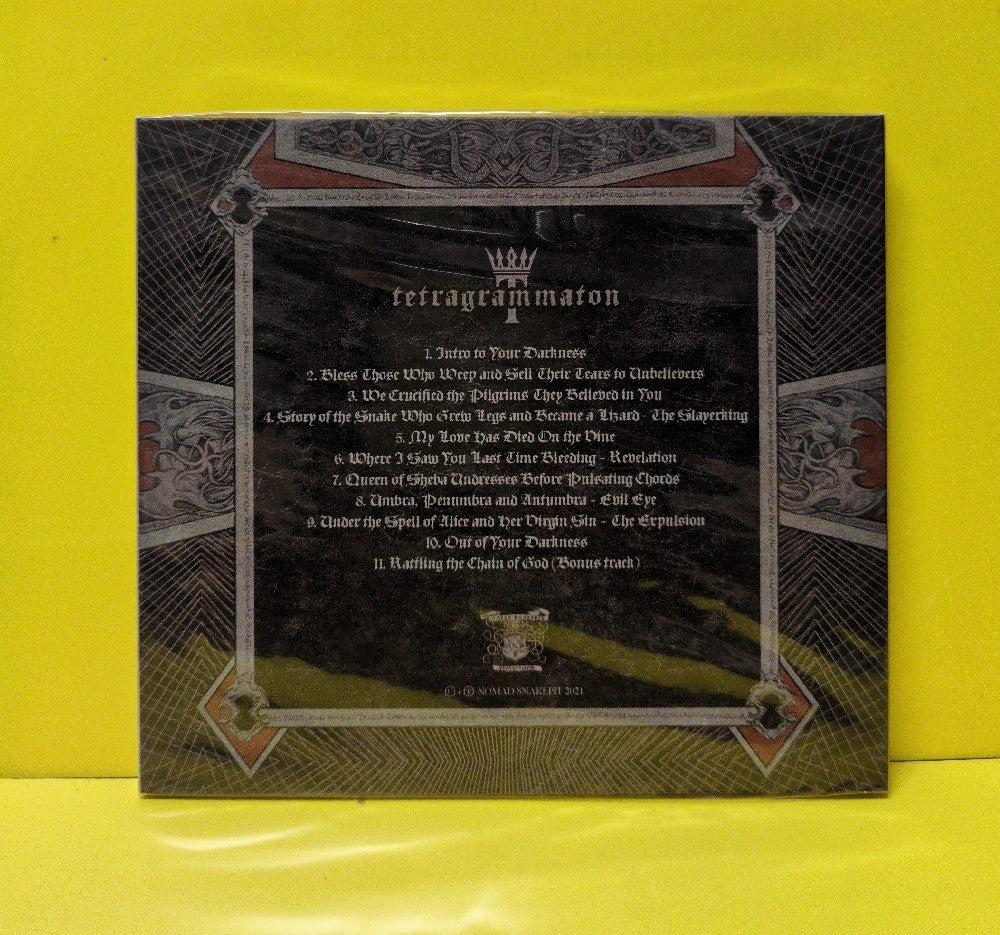 The Slayerking - Tetragrammaton - 2021 - SARSCD011 - New - Sealed - CDs - Limited Edition - Netherlands Import