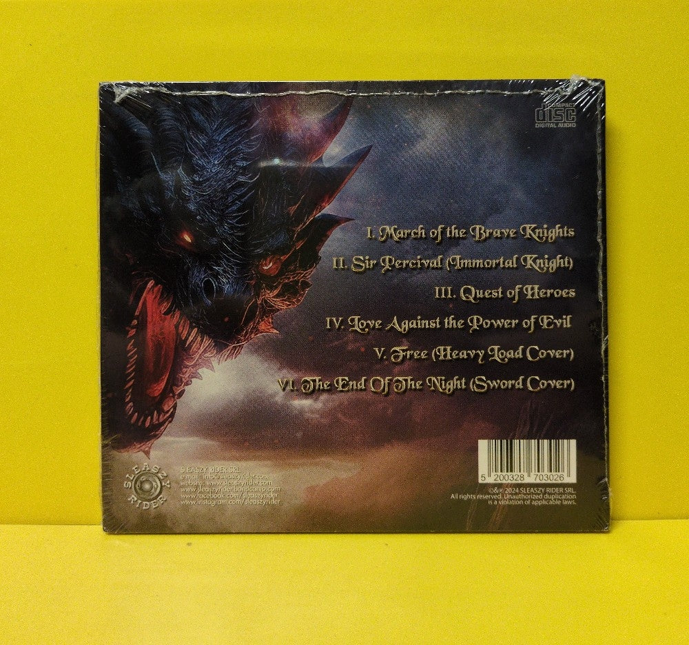 Holy Knights - The Demo 1999-2000 (Gate Through The Past) - 2024 - SR-0335 - New - Sealed - CDs - Reissue - Remastered - Digipak - Romania Import