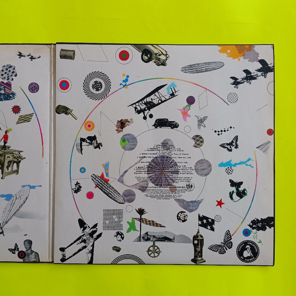 Led Zeppelin  - III OG UK 1st Press - 1970 - 2401002 - Used - VG+ - Vinyl