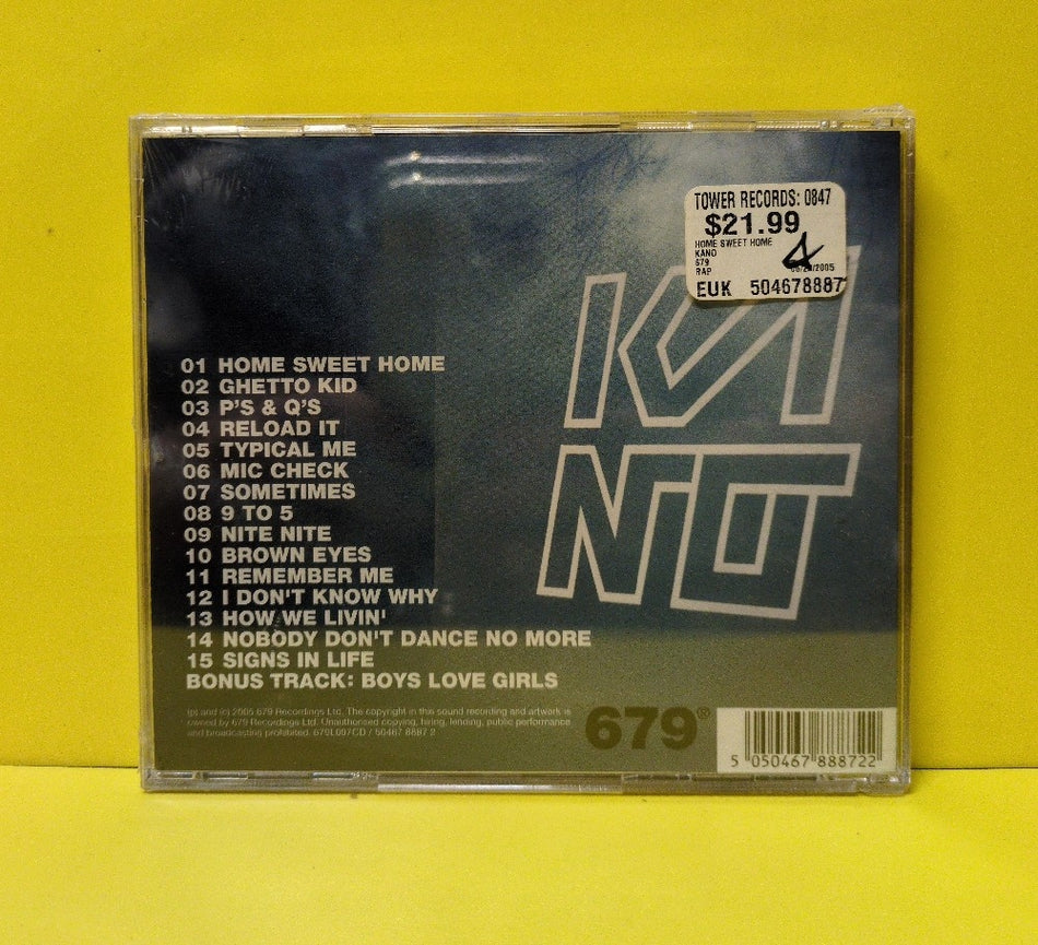 Kano - Home Sweet Home - 2005 - 679L097CD - New - Sealed - CDs - UK Import