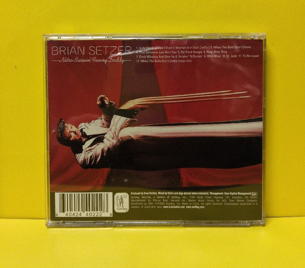 Brian Setzer - Nitro Burnin' Funny Daddy - 2003 - 44022-2 - Used - EX - CDs - 2xCD