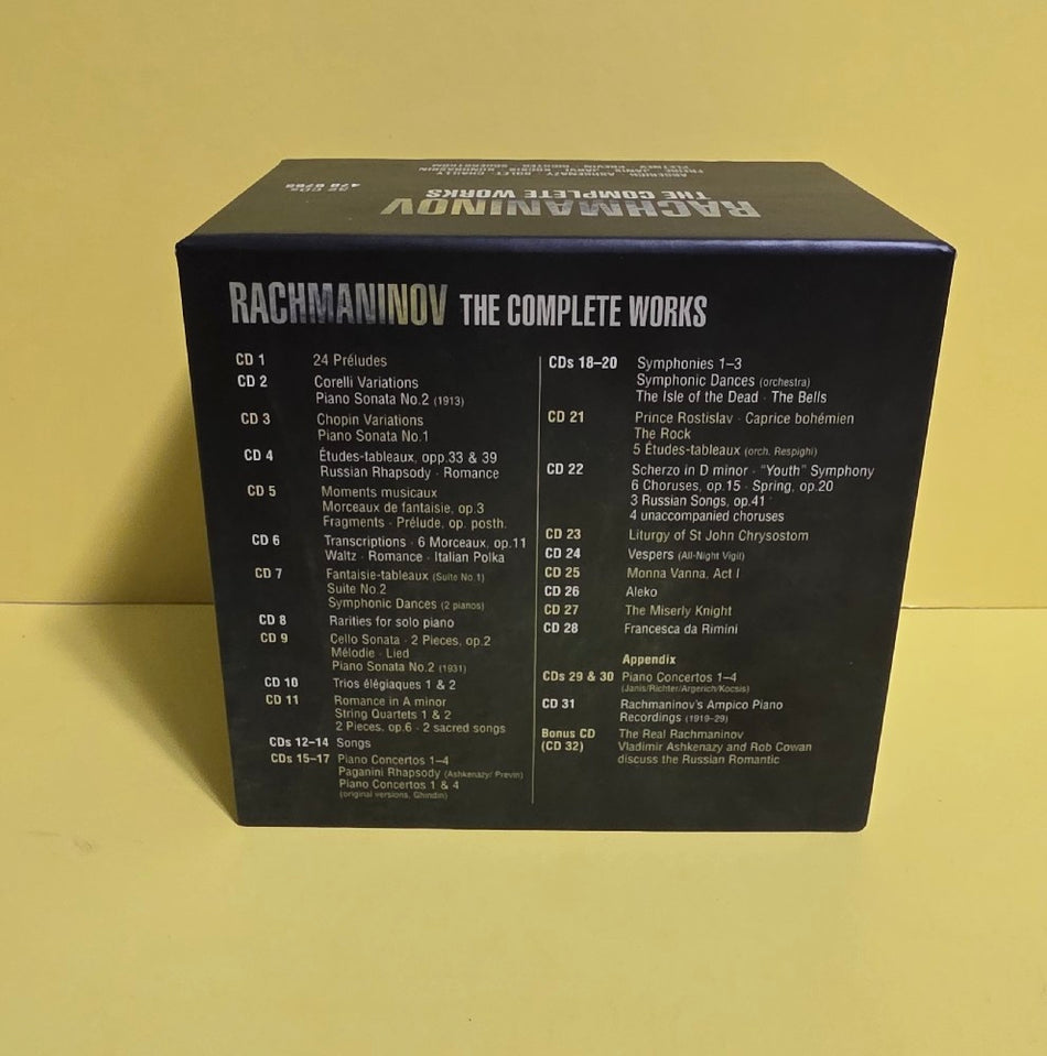 Rachmaninov - The Complete Works Decca / 32 CDs Box Set - 2014 - 478 6765 - Used - NM - CDs