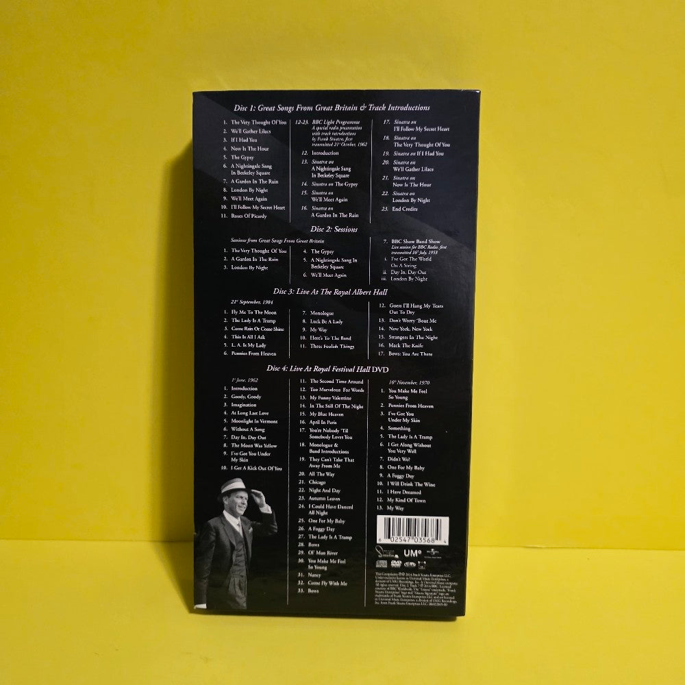 Frank Sinatra - Sinatra: London / 3 CDs + DVD Box Set - 2014 - B0022005-00 - Used - VG++ - CDs