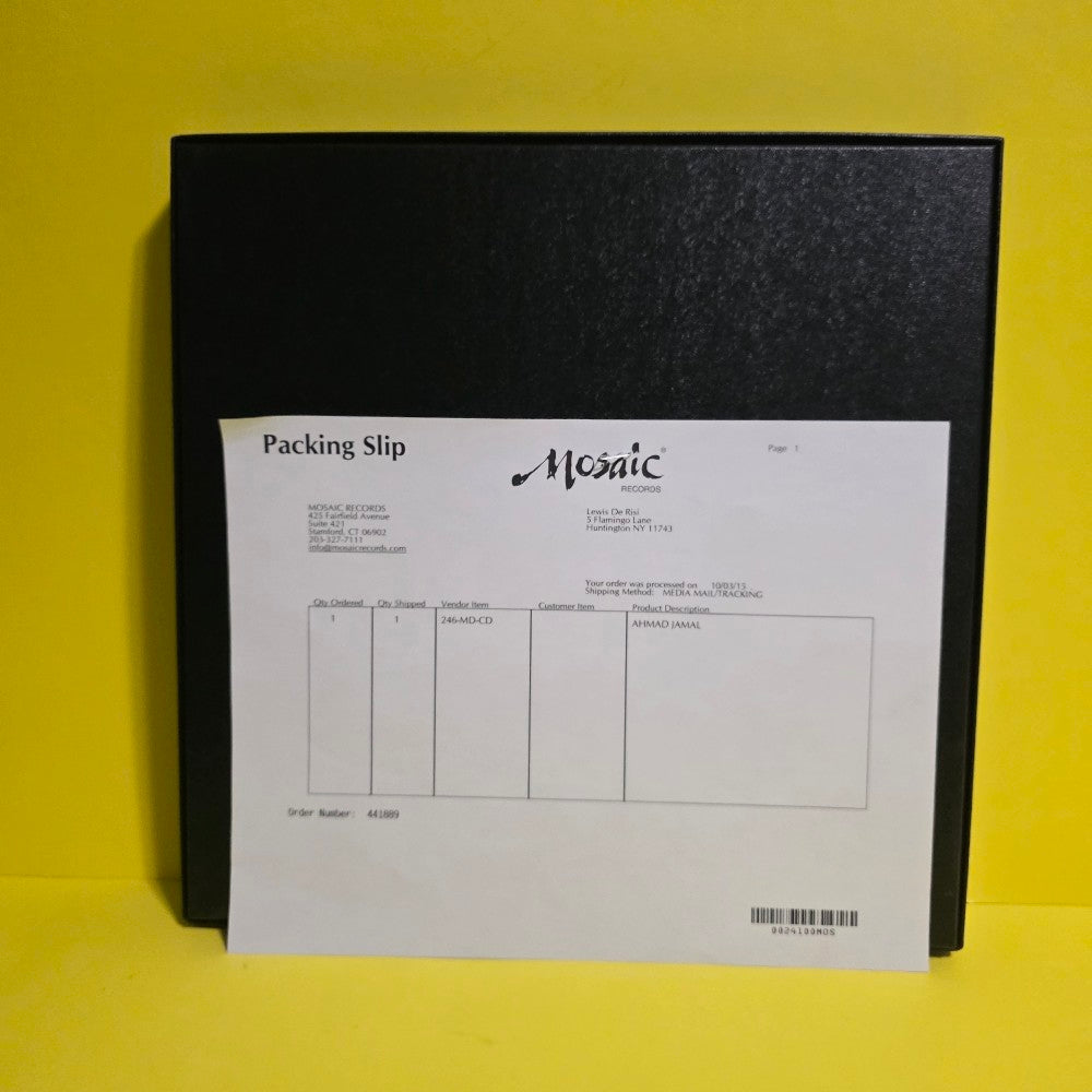 Ahmad Jamal Trio - The Complete Ahmad Jamal Trio Argo Sessions 1956-62 / 9 CDs Mosaic Box Set Limited Edition Numbered 1419 Mint Condition With Purchase Recipe  - 2010 - MD9-246 - New - Sealed - CDs
