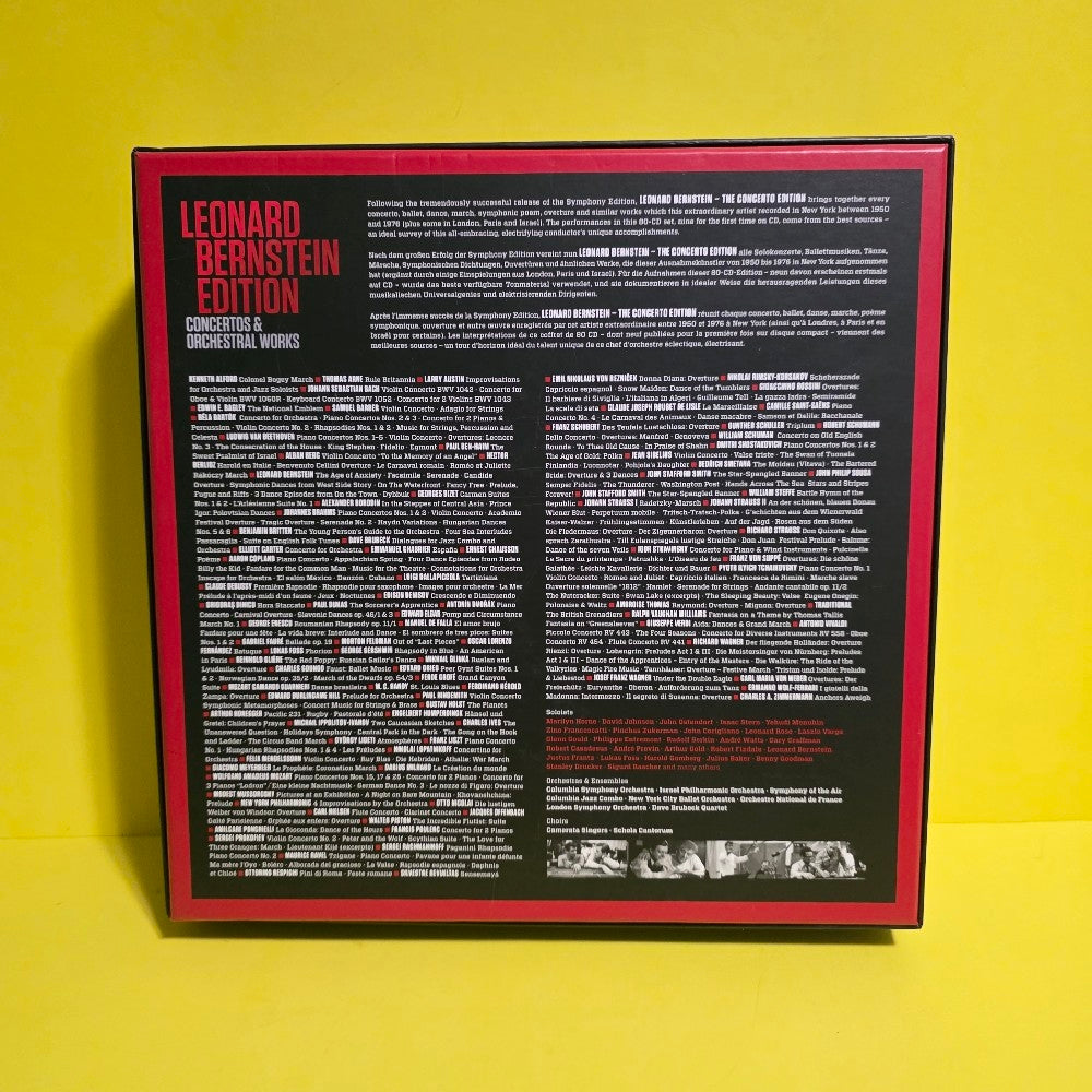Leonard Bernstein - Leonard Bernstein Edition / 80 CDs Box Set / In Exlent Condition  - 2014 - 88430 13302 - Used - NM - CDs