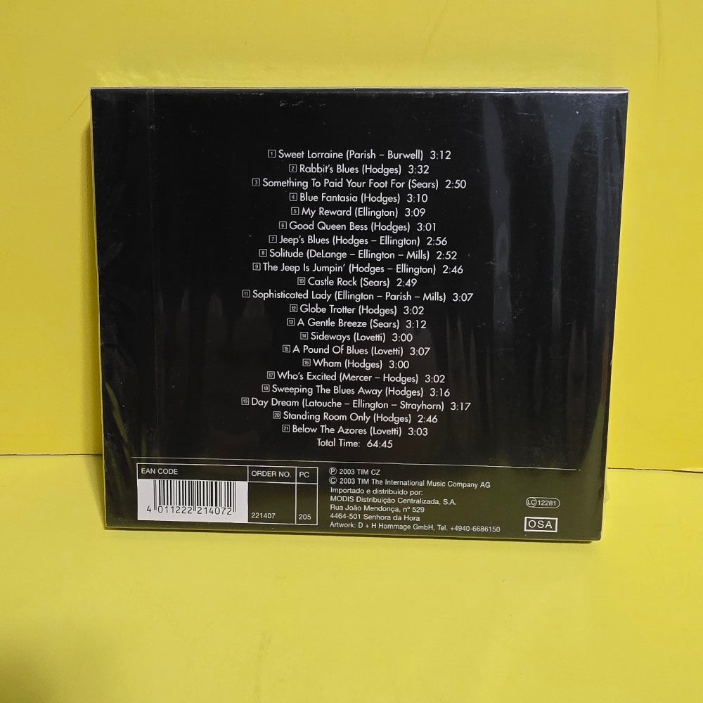 Johnny Hodges -  The Best Of Johnny Hodges - 2003 - 221509-205 - New - Sealed - CDs
