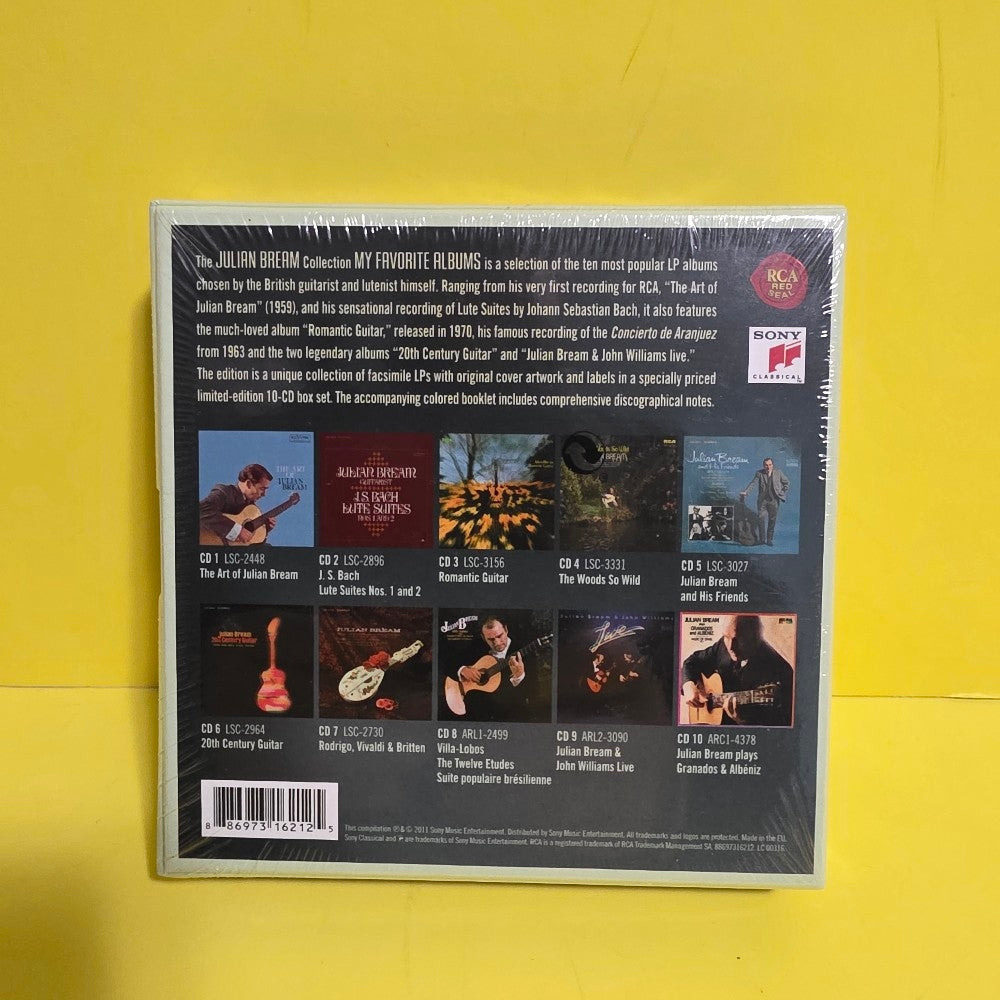 Julian Bream - My Favorite Albums - 2011 - 88697316212 - New - Sealed - CDs