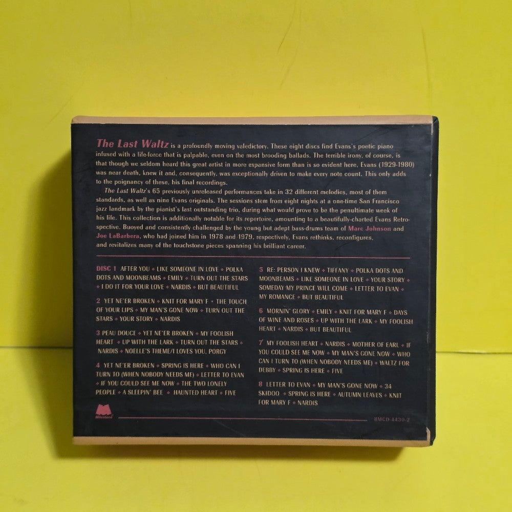 Billy Evans Trio  - The Last Waltz / 8 CDs Remastered Box Set - 2000 - 8MCD-4430 - Used - EX - CDs