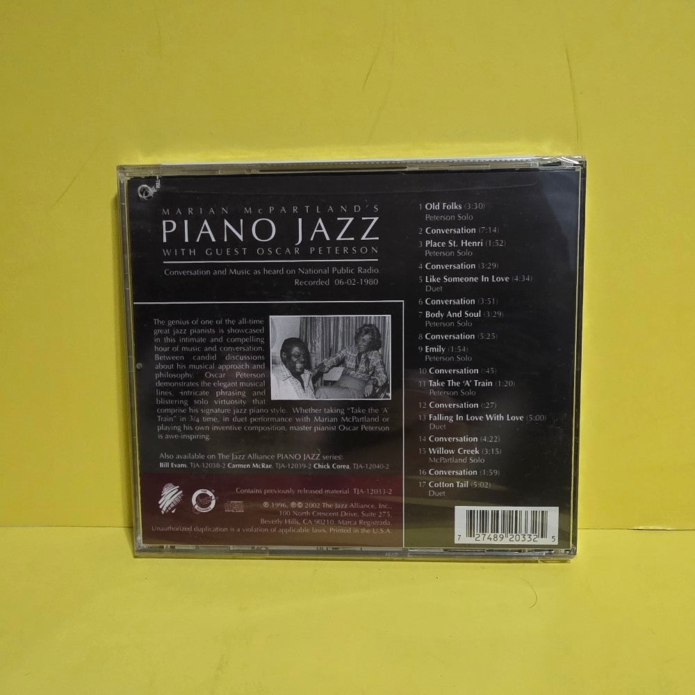 Piano Jazz Marian McPartland's - Oscar Peterson  - 1996 - TJA-12033-2 - New - Sealed - CDs