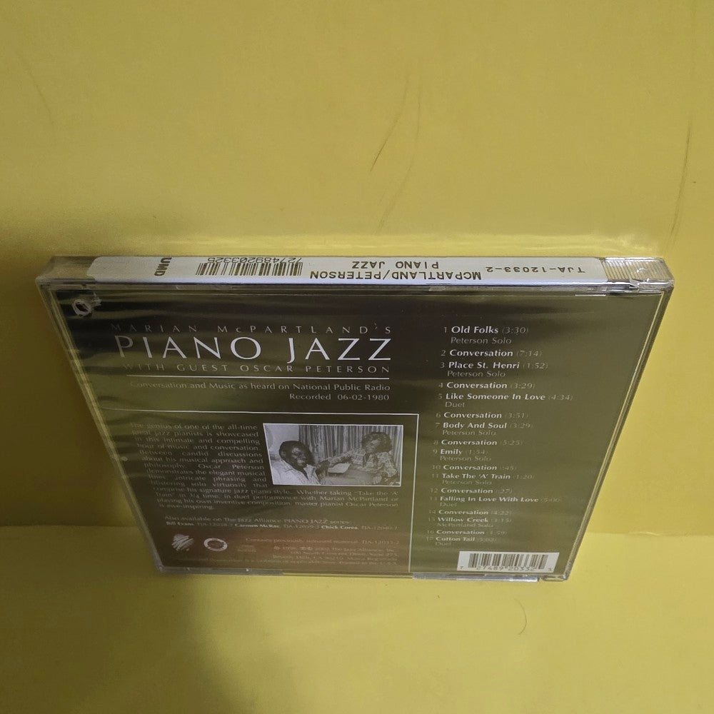 Piano Jazz Marian McPartland's - Oscar Peterson  - 1996 - TJA-12033-2 - New - Sealed - CDs