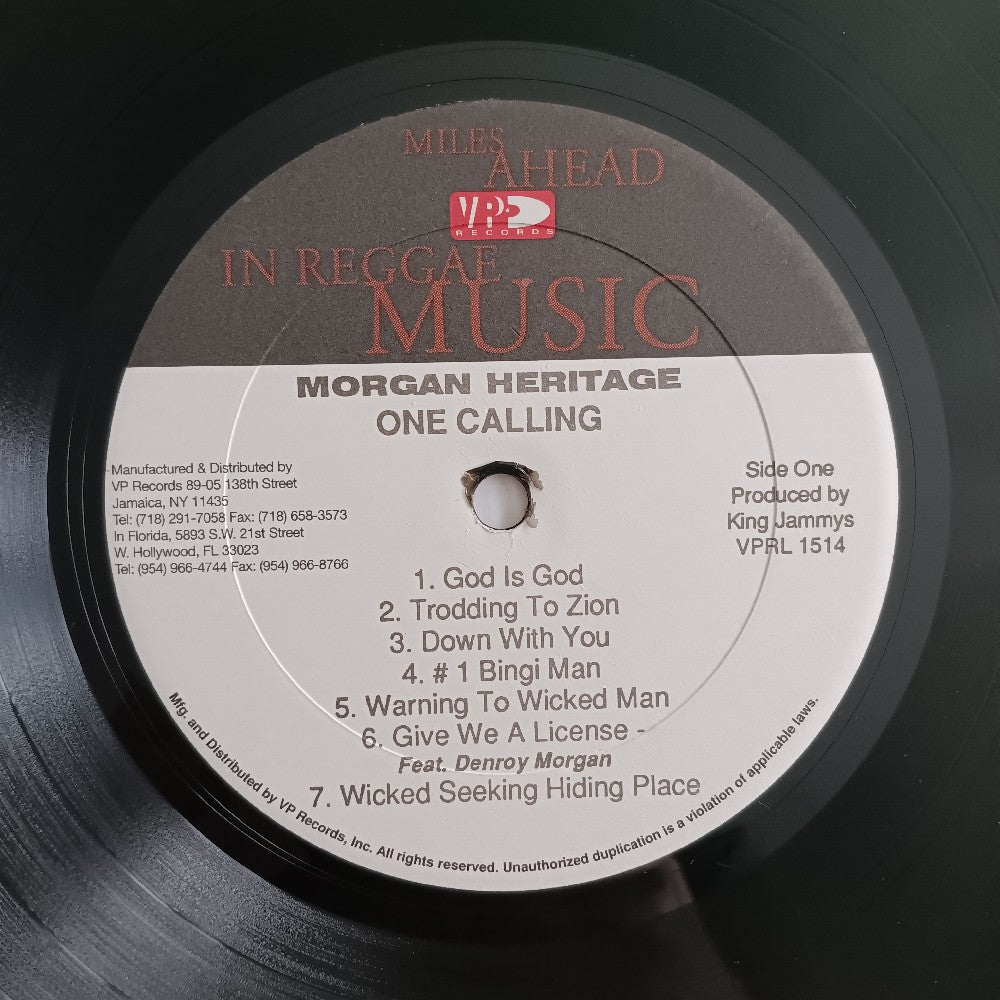 Morgan Heritage - One Calling In Shrink - 1997 - VPRL1514 - Used - VG++ - Vinyl