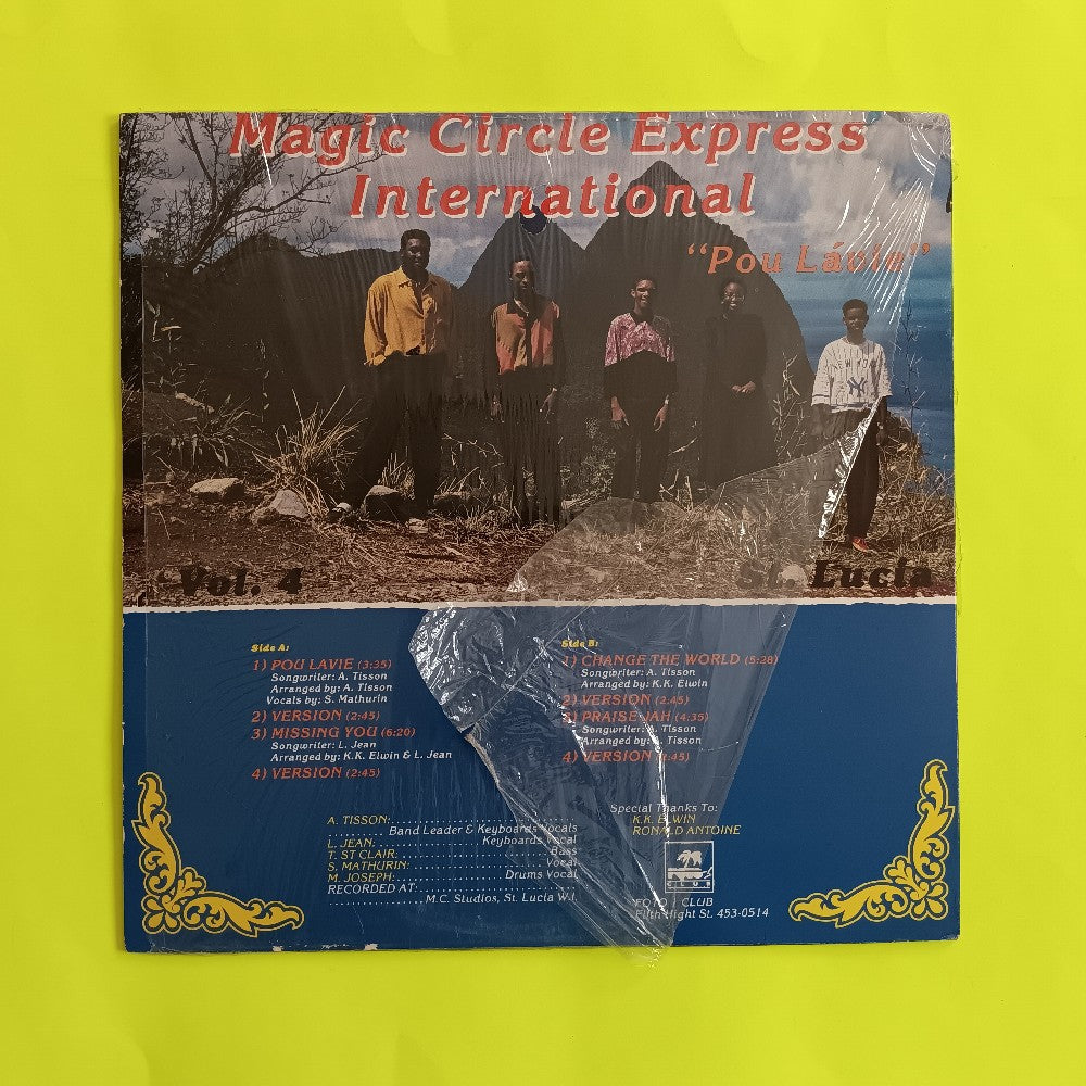 Magic Circle Express - Pou Lavie St. Lucia Vol. 4 - 1993 - Used - VG++ - Vinyl
