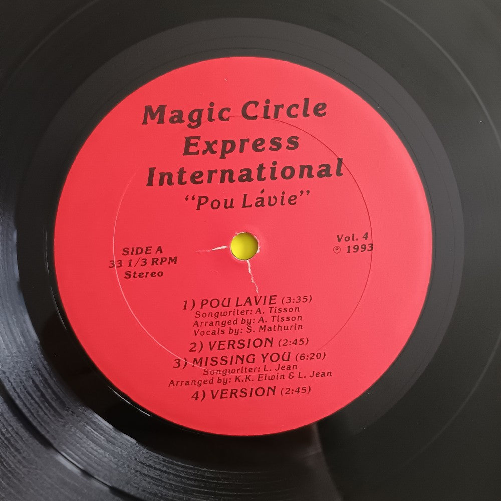 Magic Circle Express - Pou Lavie St. Lucia Vol. 4 - 1993 - Used - VG++ - Vinyl