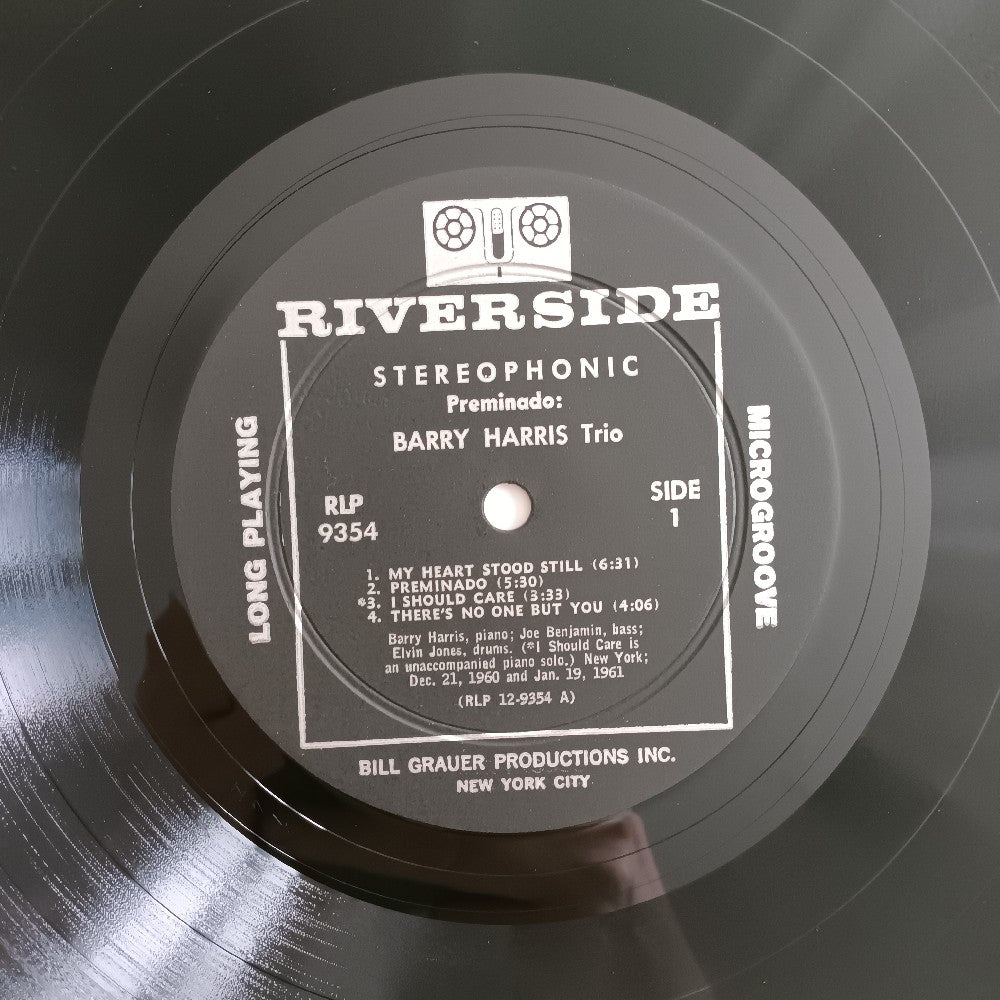 Barry Harris Trio - Preminado OG Deep Groove - 1961 - RLP 9354 - Used - VG++ - Vinyl