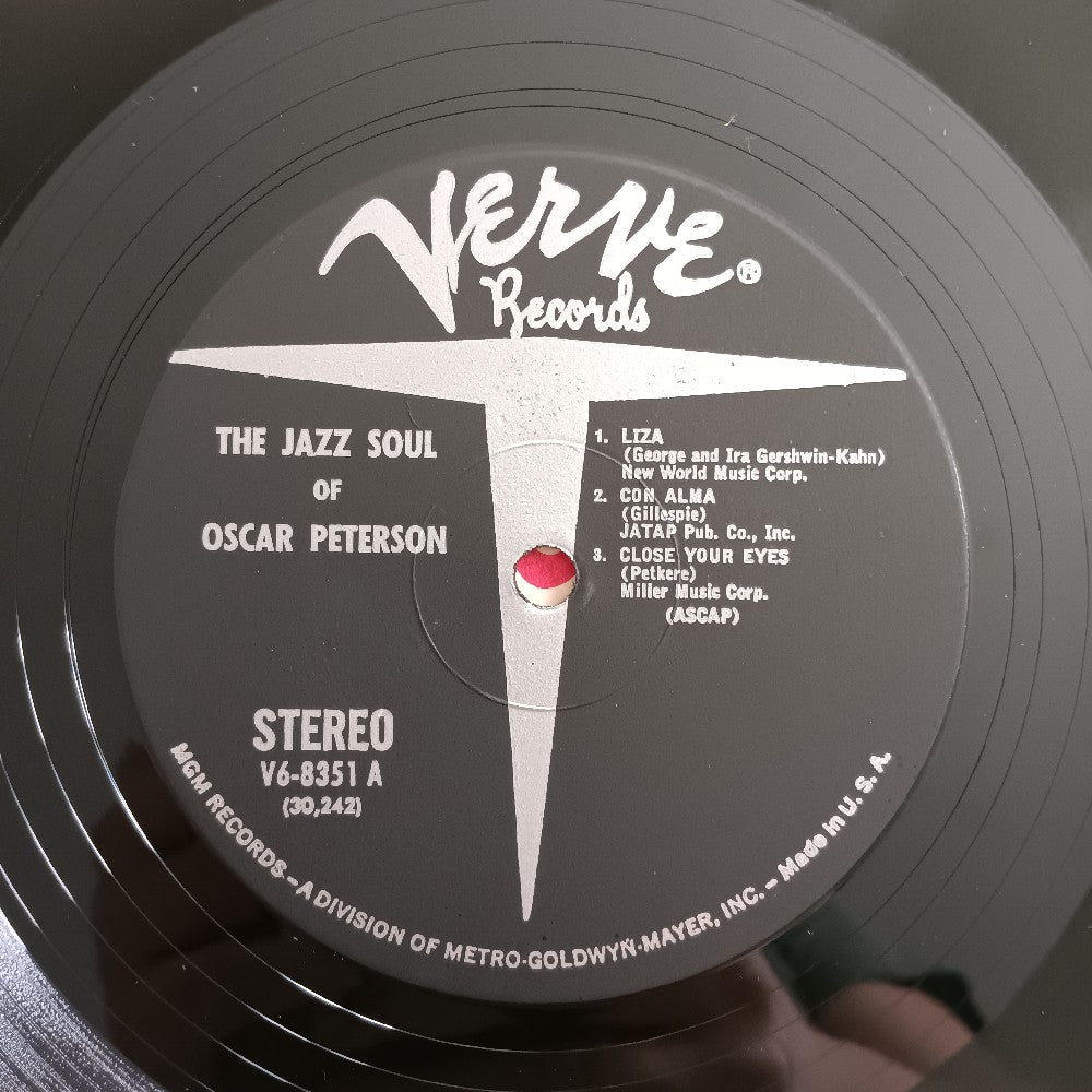 Oscar Peterson - The Jazz Soul Of Oscar Peterson - 1959 - V6-8351 - Used - EX - Vinyl