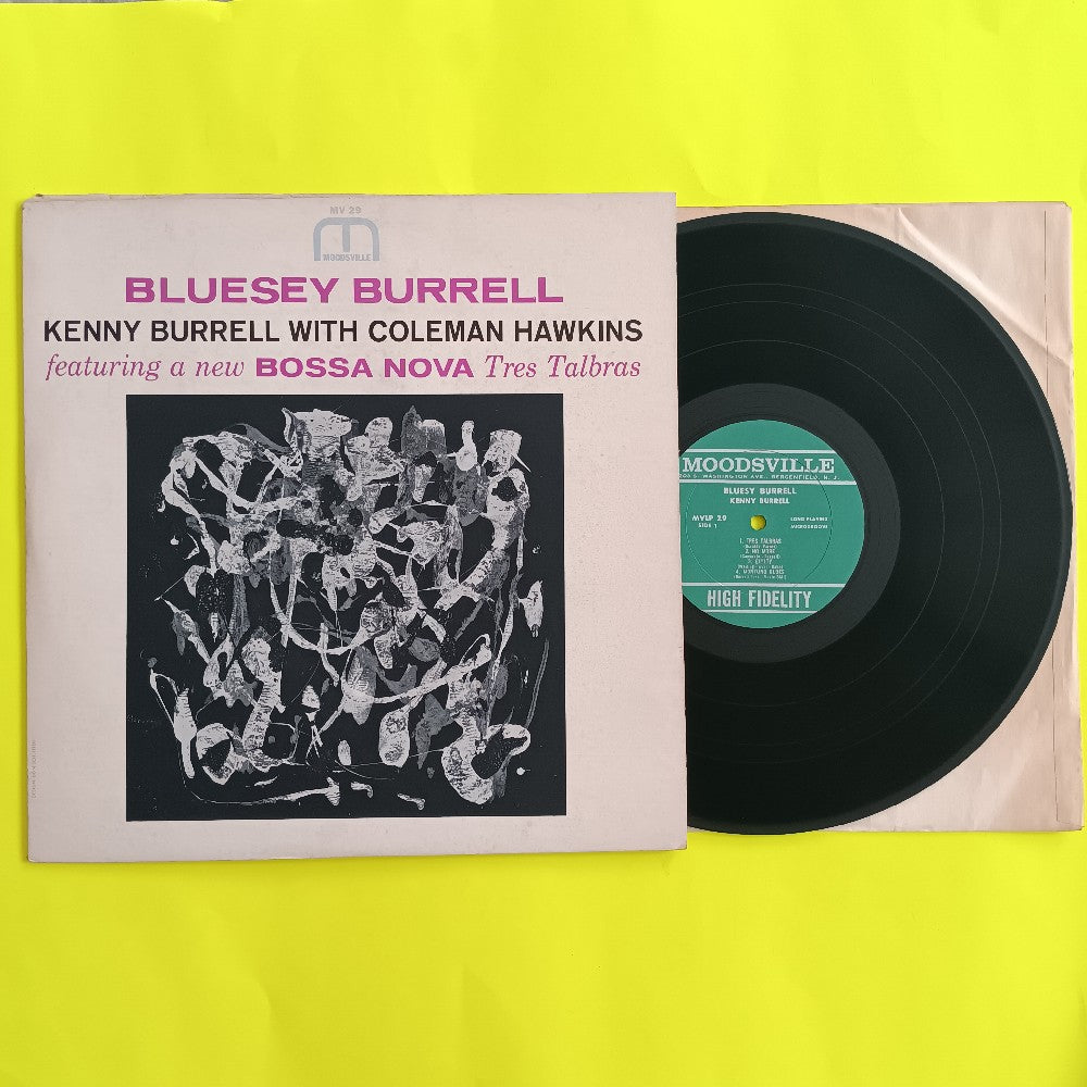 Kenny Burrell With Coleman Hawkins - Bluesey Burrell RVG Misprint - 1963 - MVLP 29 - Used - EX - Vinyl